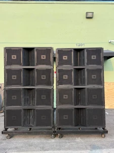 (8) JBL VERTEC VT4889-1 Full Size 3-Way Passive Line Array Element Speakers