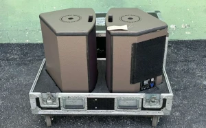 L-Acoustics 112p Powered loudspeaker with case #6780S (Pair)