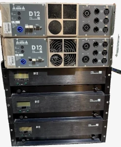 D&B Audiotechnik D12 Power Amp With NL8 (lot of 4)