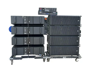 VUE audiotechnik al-8 Compact Line Array W/ 2 Vue V6 Systems Engine Amp (LOT OF EIGHT)