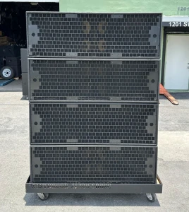 L Acoustics V-Dosc Line Array Speaker w/ transport cart (LOT OF 4)