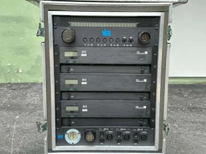 D&B Audiotechnik D12 Power Amp Rack PackageW/3 D12,Distro,Cables #1128 THS