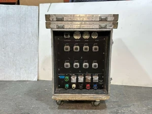 Unbranded Portable Power Distro Rack w/ 3 Ph Cam-Lock & Breakers #7056 (One)