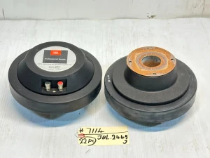 JBL 2445J 16Ω Compression Driver #7114 (LOT OF 2)