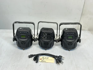 CHAUVET PROFESSIONAL COLORDASH PAR LED LIGHT #AV1502 (LOT OF 3) THS