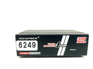 Monoprice 4 Port VS-814H 300MHz Video Splitter -6249 -6253(One) Monoprice 4 Port VS-814H 300MHz Video Splitter -6249 -6253(One)