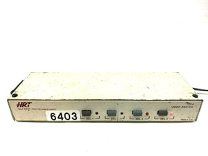Hrt 4 Channel Vga VS-4 Video Switch -6403 (One) Hrt 4 Channel Vga VS-4 Video Switch -6403 (One)