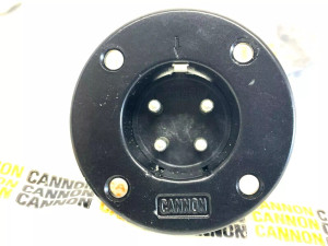 Cannon 4 Pole Plugs Male Panel Mount Connector EP4 (One) -6503 Cannon 4 Pole Plugs Male Panel Mount Connector EP4 (One) -6503