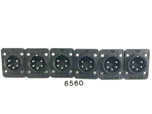 Amphenol 5 Pin Male EP5 Mount Connector -6560 (One) Amphenol 5 Pin Male EP5 Mount Connector -6560 (One)
