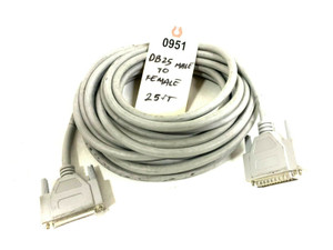 Generic 25' DB25 Male To Female Cable -0951 (One) Generic 25' DB25 Male To Female Cable -0951 (One)