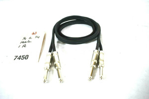 Unbranded ¼ Male Jumper 5' Cable  -7450 (One)