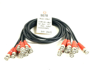 Generic 3' Coaxial Cable to BNC Cable -9078 (Lot of 8)