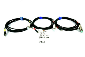 Switchcraft Stereo to Female Xlr 10' Jack 3 Pin Xlr Cable -7448 (One) Switchcraft Stereo to Female Xlr 10' Jack 3 Pin Xlr Cable -7448 (One)