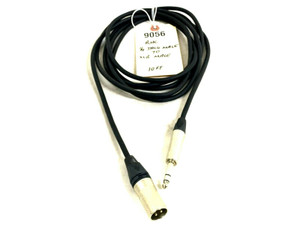 RHC ¼ Jack Male to Xlr Male 10' Stereo Cable -9056 (One) RHC ¼ Jack Male to Xlr Male 10' Stereo Cable -9056 (One)