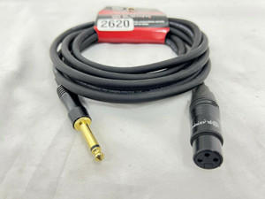 Blast King Elite 10ft CXLRQU-10 XLR (F) to ¼" Audio Cable (One) -2620 Blast King Elite 10ft CXLRQU-10 XLR (F) to ¼" Audio Cable (One) -2620