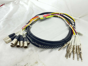 Rapchorizon 25ft 8CH XLR(M)-¼" MT825MS Snake (One) -2673 Rapchorizon 25ft 8CH XLR(M)-¼" MT825MS Snake (One) -2673