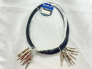 Pro Co 10ft 8CH ¼"-¼" MT8QQ-10 Snake (One) -2676 Pro Co 10ft 8CH ¼"-¼" MT8QQ-10 Snake (One) -2676