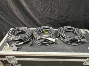 Stage 3Pin Cable 15A-250V/20A 125V (M)To(F) 25FT Power Cable -02069 (LOT OF 4 ) Stage 3Pin Cable 15A-250V/20A 125V (M)To(F) 25FT Power Cable -02069 (LOT OF 4 )