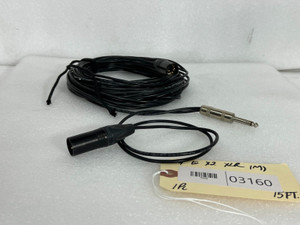 15Ft ¼" To X2 (M) XLR Signal Splitter #03160 (One) 15Ft ¼" To X2 (M) XLR Signal Splitter #03160 (One)
