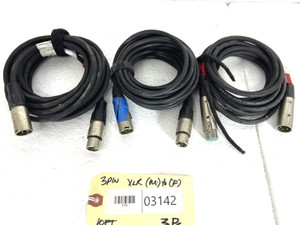 Neutrik XLR 3 Pin (M) To (F) 10FT Cable (One) - 03142 Neutrik XLR 3 Pin (M) To (F) 10FT Cable (One) - 03142