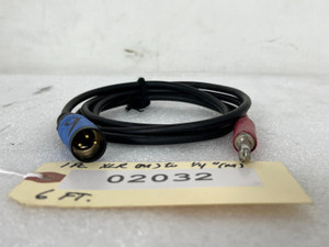 Unbranded 3 Pin XLR(M) To ¼" (M) 6FT Cable (One) - 02032