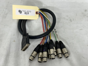 Unbranded 25 Pin To X8 (F) XLR 3 Pin PM5D 2FT Cable -0070 (One) Unbranded 25 Pin To X8 (F) XLR 3 Pin PM5D 2FT Cable -0070 (One)