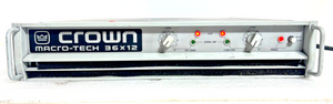 Crown Macro-Tech MA-36x12 2-Channel Amplifier with Amc card -03609 (One) Crown Macro-Tech MA-36x12 2-Channel Amplifier with Amc card -03609 (One)