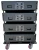 JBL VTX-V20 LINE ARRAY SPEAKERS W/ TRANSPORT CART (LOT OF 4)