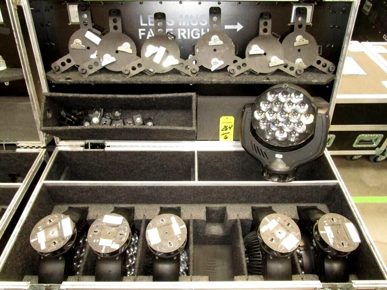 GLP Impression X4 LED Moving Head Lights With Case (LOT OF 6)