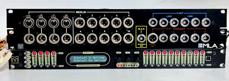Martin Audio Merlin Digital Loudspeaker Controller W/Patch Panel -2332 (One)