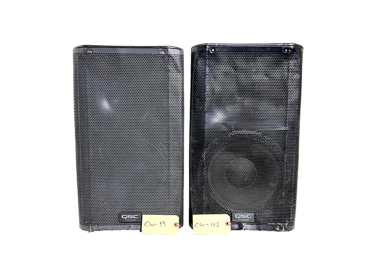 (1) QSC K12 1KW 75 Degree Multipurpose 2 Way Powered Speakers -99 -105