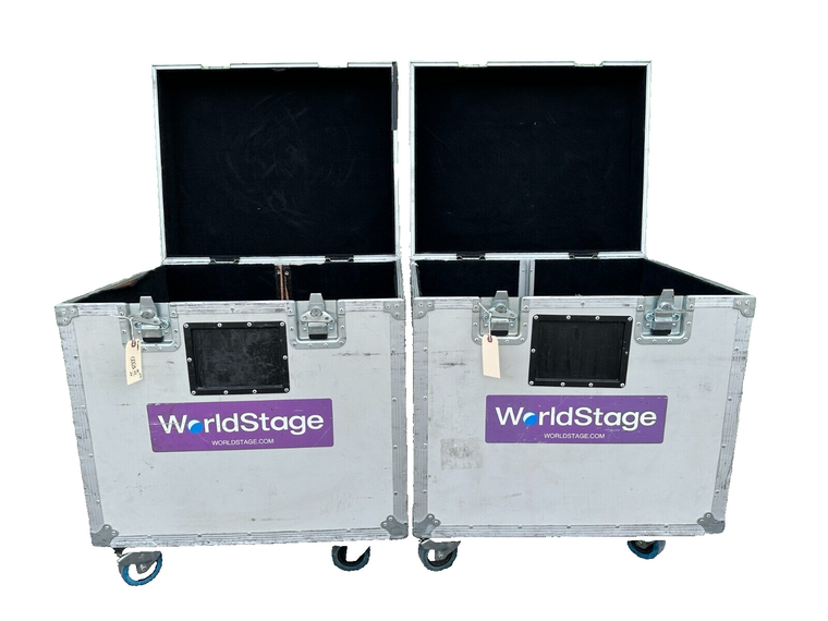 World Stage Silver Trunk On Wheels -0003 (One)
