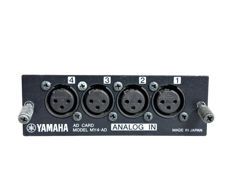 Yamaha MY4-AD 4 Ch Analog Input Card (One)