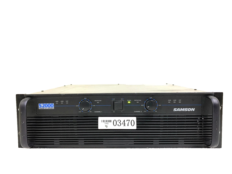 Samson S2000 2x1000W Power Amplifier -03470 (One)