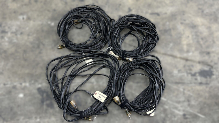 Edison 50FT Power Extension Cable -8127 (Lot of 2)