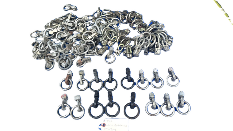 Unbranded Quick Release Clips With "O" Ring #2137 (LOT OF 8)