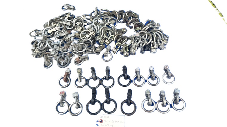 Unbranded Quick Release Clips With "O" Ring #2137 (LOT OF 16)