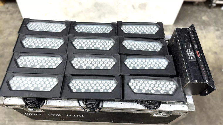 (12 IN A CASE) Philips ColorBlast 12TR RGB Led Lights W/PDS-750-TR Power Supply