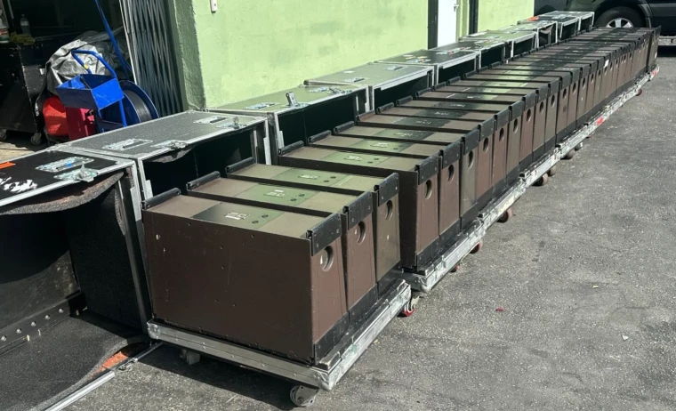 L Acoustics Dv- Dosc Line Array Speaker W/ Case (Lot of 3)