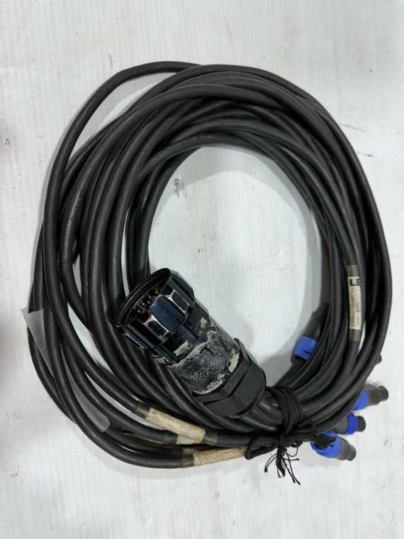 Socapex breakout to 6 NL4 Speakon Cable -2683 (One)