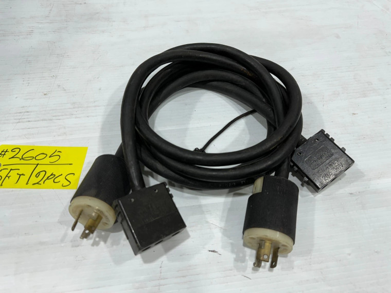 Unbranded 5FT Stage Pin 12AWG 3/C Cable -2605 (One)