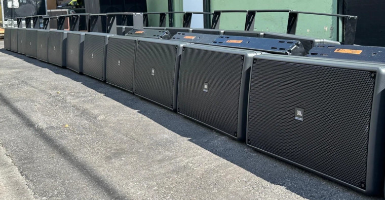 JBL Control SB2210 Black Dual 10" Compact Sub W/Bracket (One)