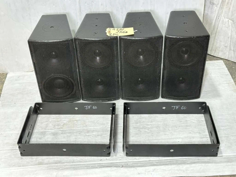 EAW JF60 Compact Full Range Passive 2Way Speaker W/ Yoke #SA (LOT OF 4)THS