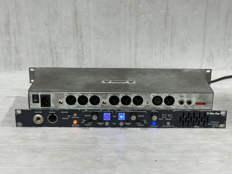 Clear-Com Main Station 2CH MS-702 #1203-4 (One)