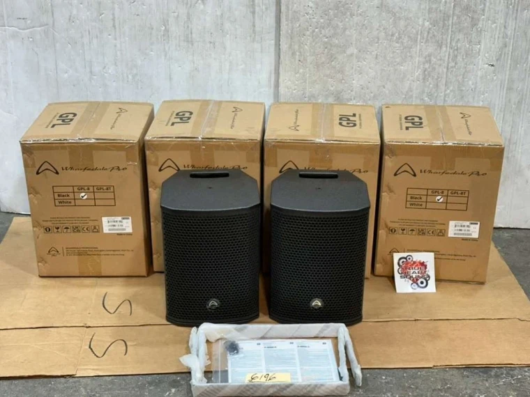 (4) Wharfedale Pro GPL-8 Beyma 8" Coaxial Loudspeaker #6196