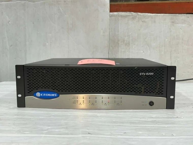 Crown CTs 8200 8CH 200W Power Amplifier #6276 (ONE)