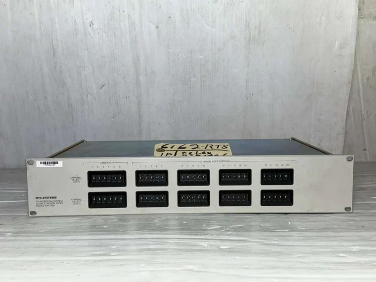 RTS Systems SAP1626 TW Intercom System Source Assign Panel Unit #6162 (One)