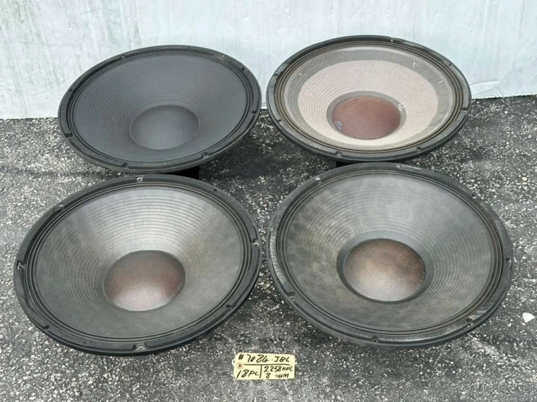 (4) JBL 2258HPL 8ohm Woofer #7084 (One)THS