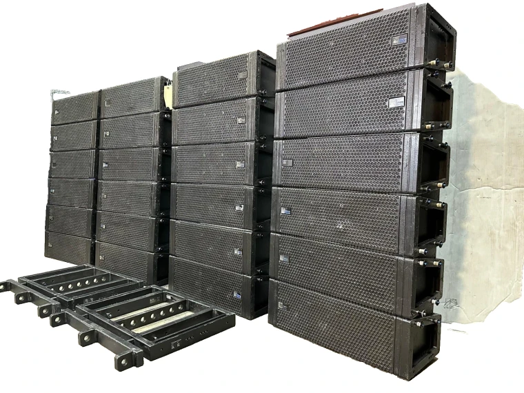 (24) Meyer Sound M1D Ultra-Compact Array Loudspeaker W/2 Fly Frame