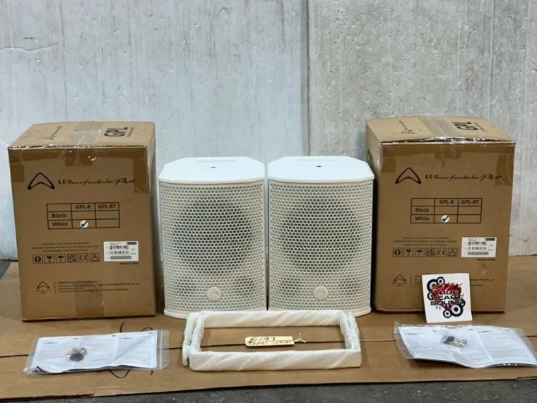 (2) Wharfedale Pro GPL-8 Beyma 8" Coaxial Loudspeaker( THS)